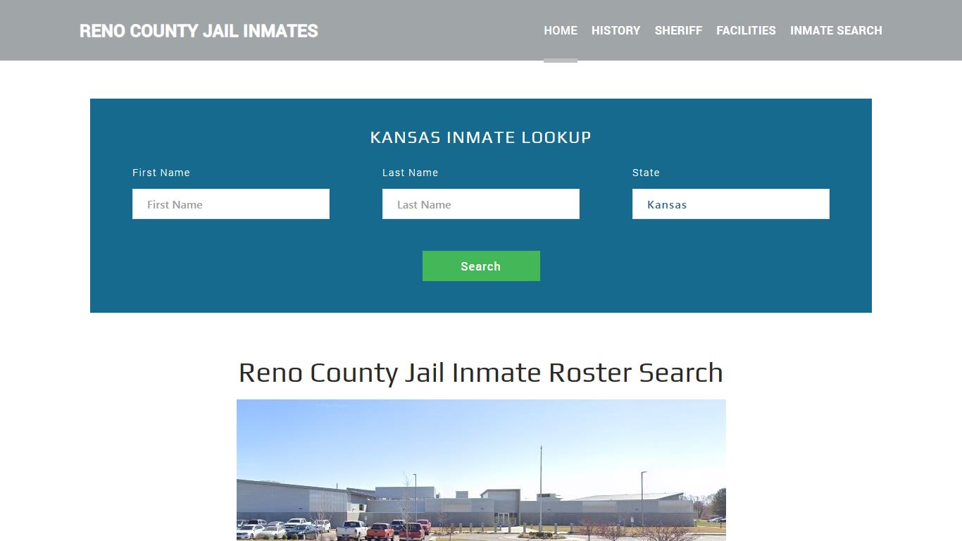 Reno County Jail Inmate Roster Lookup, Hutchinson, KS